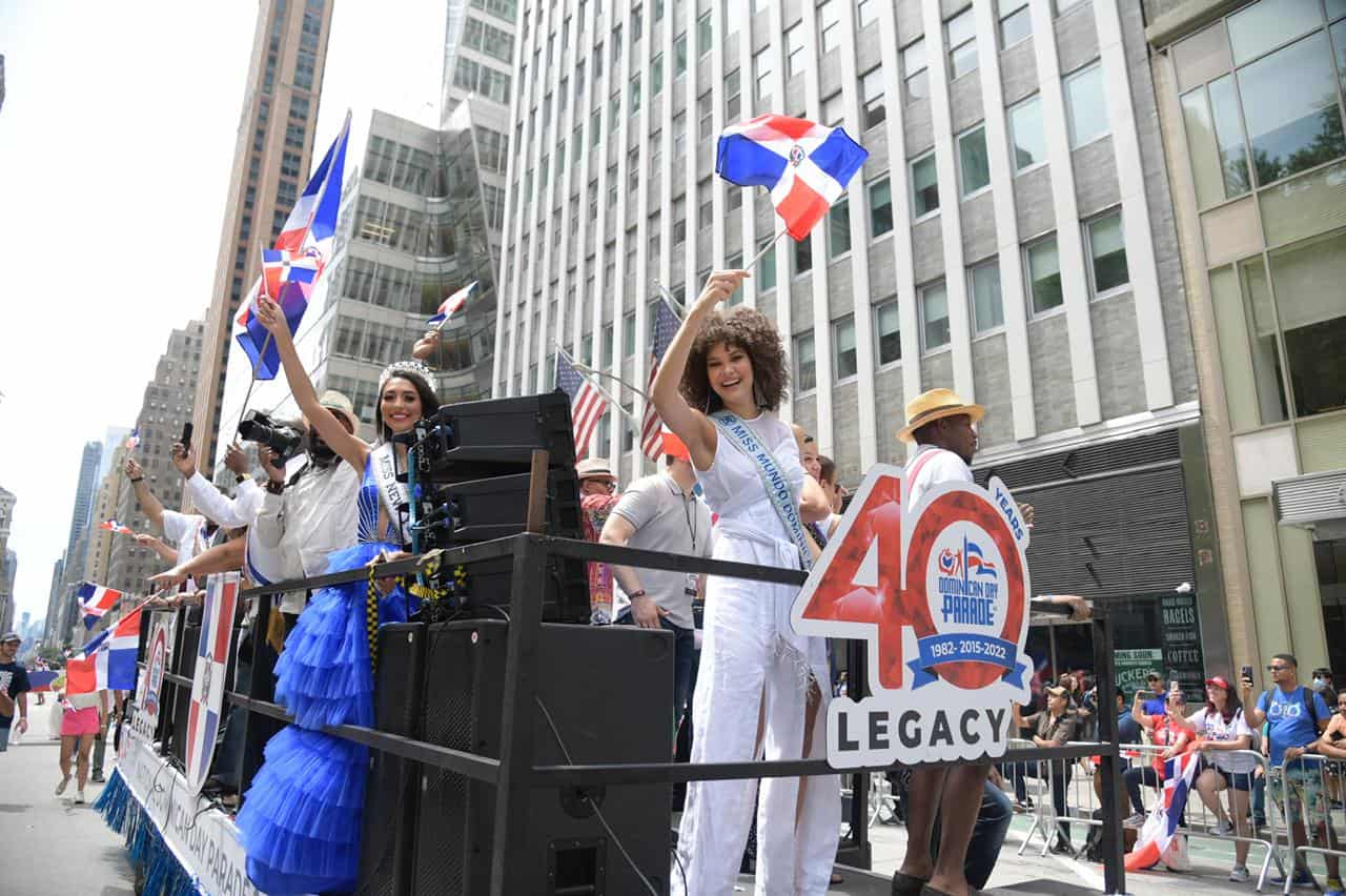 Celebración del Desfile Nacional Dominicano en NY.