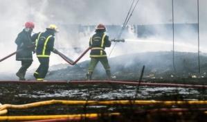 Muere otro de los heridos en el incendio industrial de Cuba