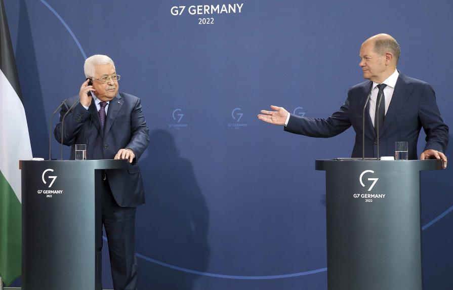 El presidente palestino elude disculparse por el ataque de Munich