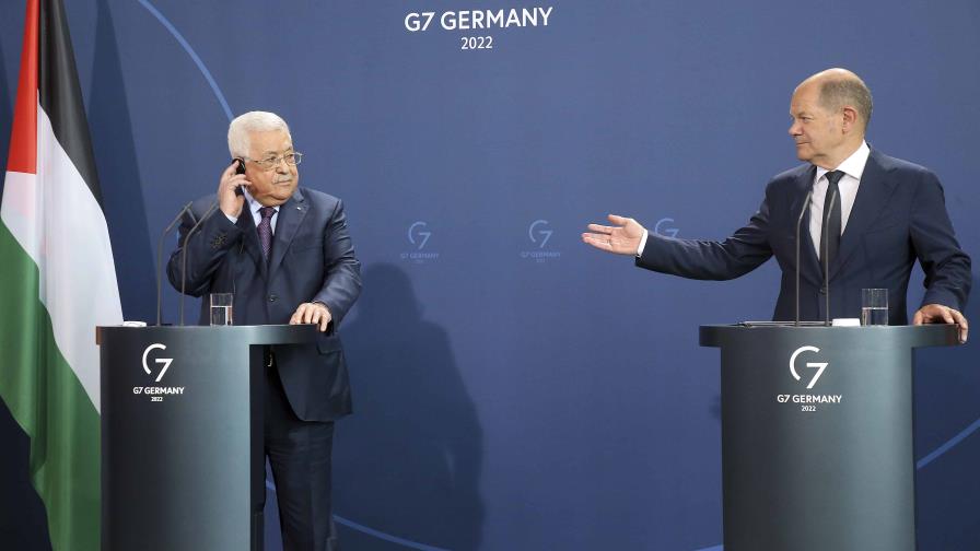 El presidente palestino elude disculparse por el ataque de Munich El presidente palestino elude disculparse por el ataque de Munich