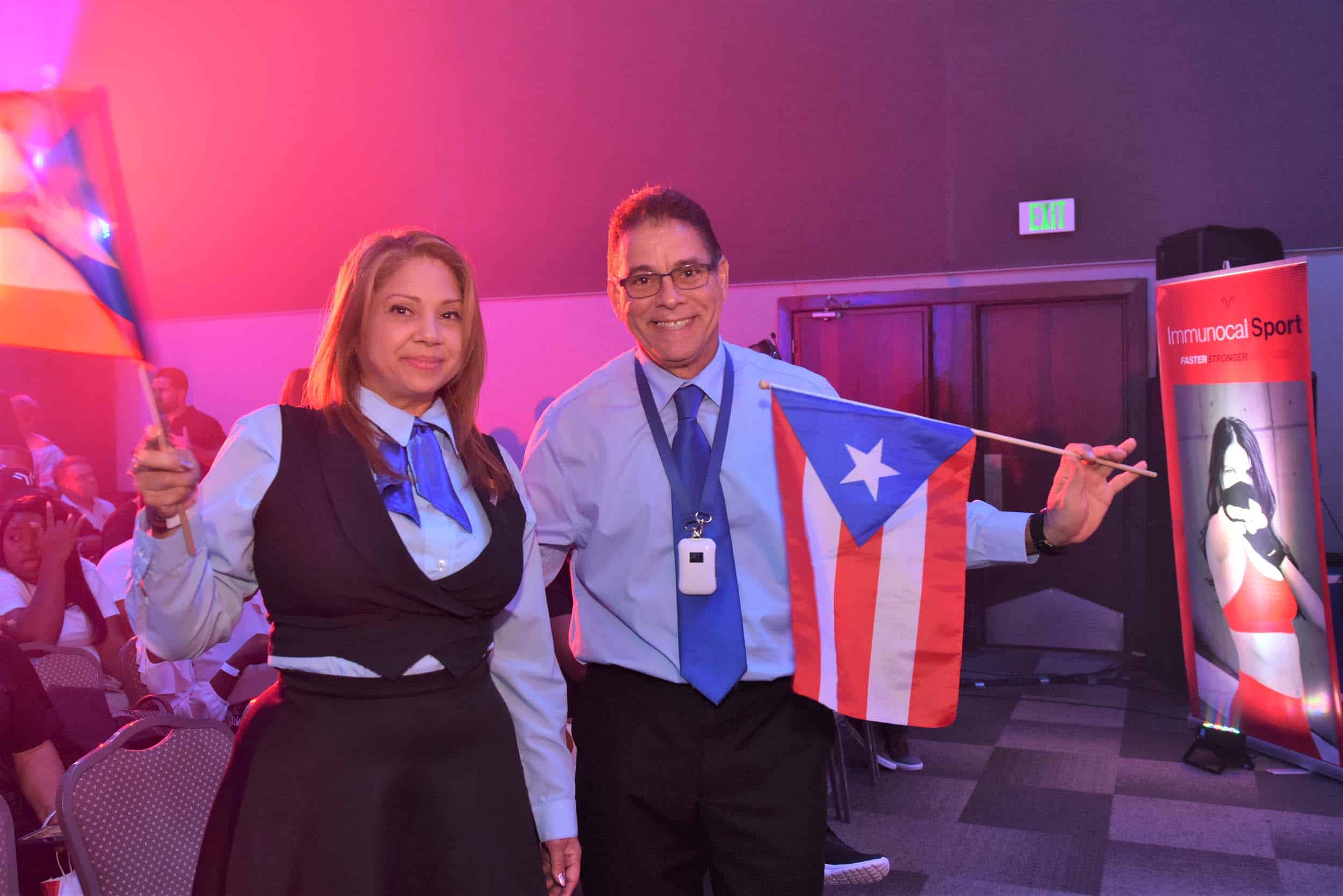 Rosa del Pilar y Armando López.