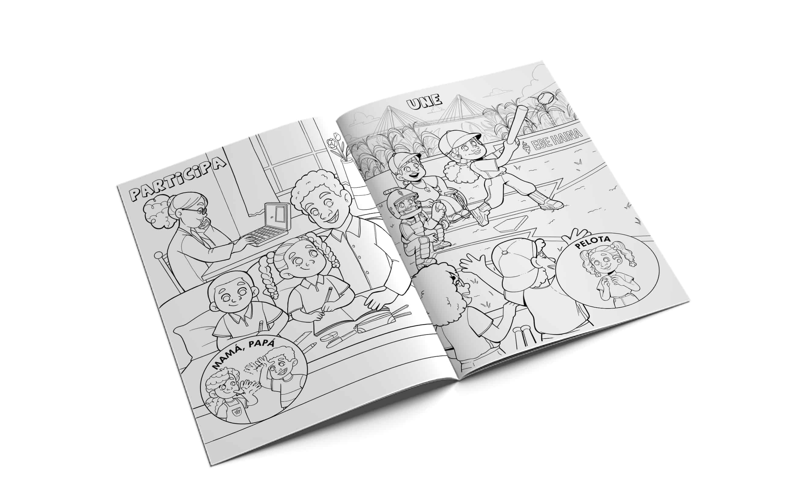 Interior del libro.&nbsp;