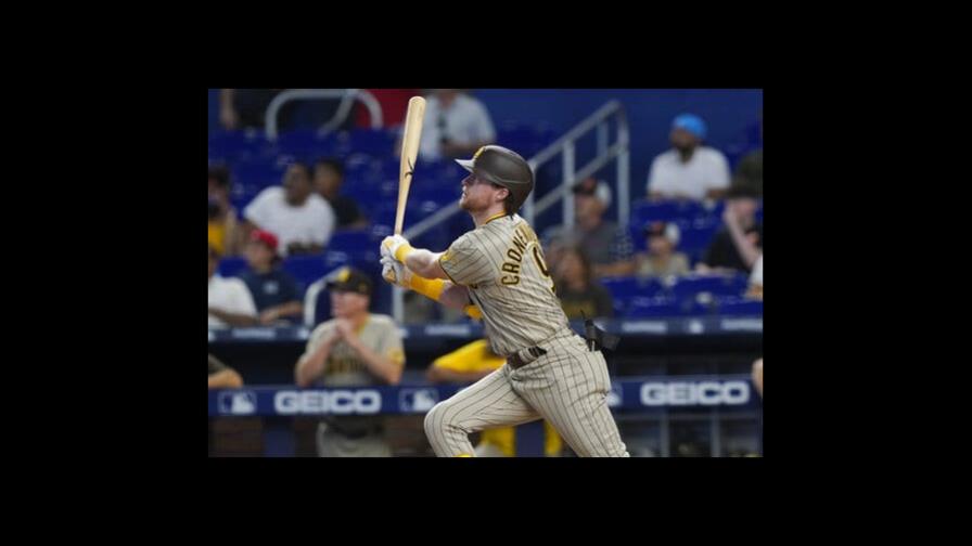 Cronenworth batea grand slam; Padres arrollan a Marlins
