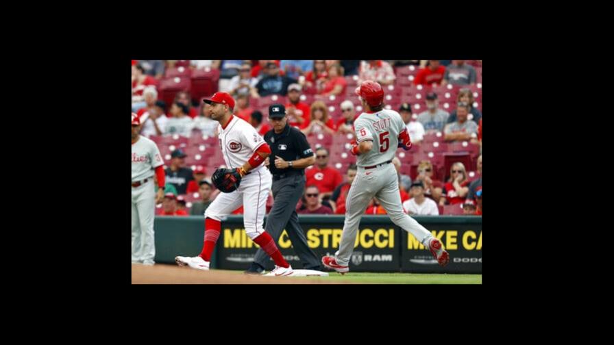 Concluye campaña de Votto, quien se operará Concluye campaña de Votto, quien se operará