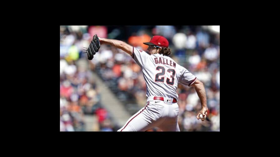Gallen amplía racha sin admitir carrera; Diamondbacks ganan
