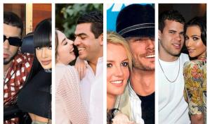 Matrimonios fugaces de famosos; cuando el sí, acepto arruina las relaciones