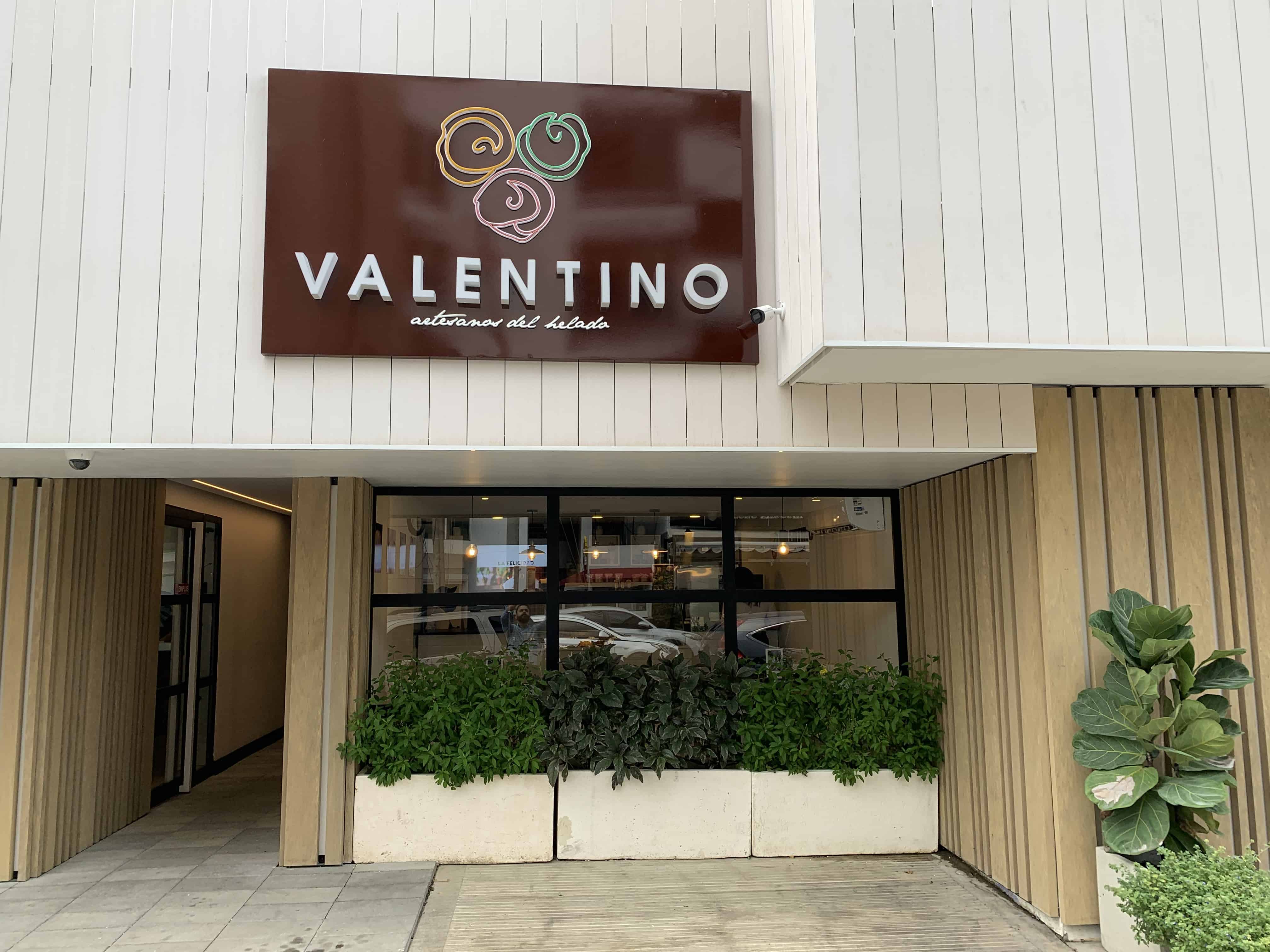 Sucursal de Helados Valentino.