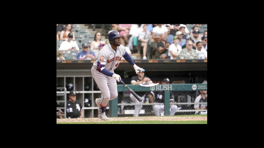 Astros aplastan a Medias Blancas con dos jonrones de Bregman