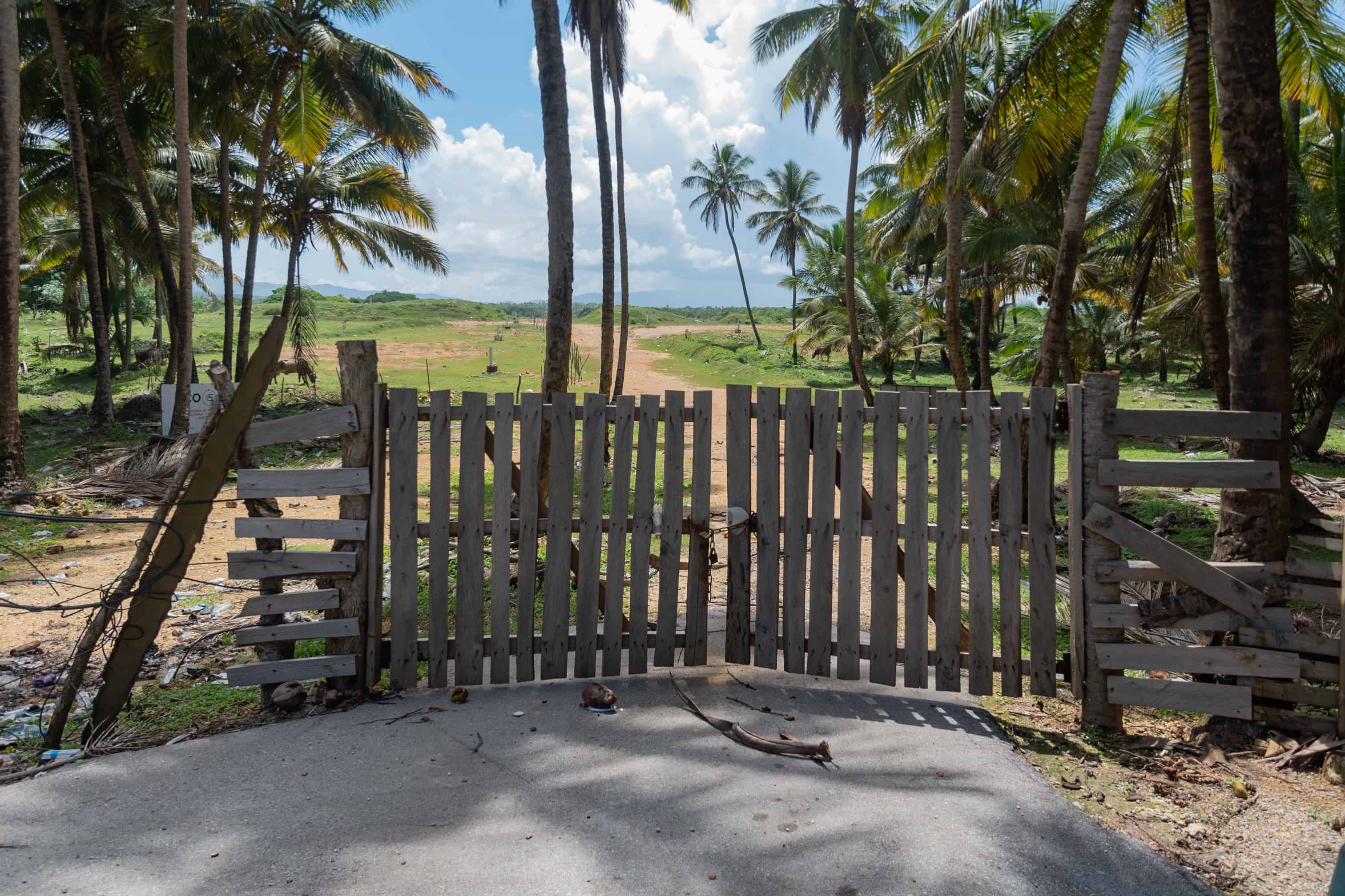 Lugar del antiguo vertedero ubicado en el municipio Nagua.