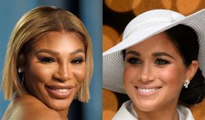 Serena Williams le cuenta a Meghan Markle  sobre la lesión de su bebé antes del partido