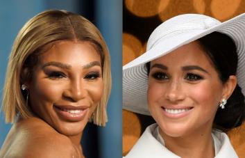 Serena Williams le cuenta a Meghan Markle  sobre la lesión de su bebé antes del partido