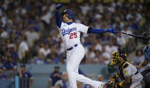 VIDEO | Dodgers responden a blanqueada: arrollan a Cerveceros 10-1