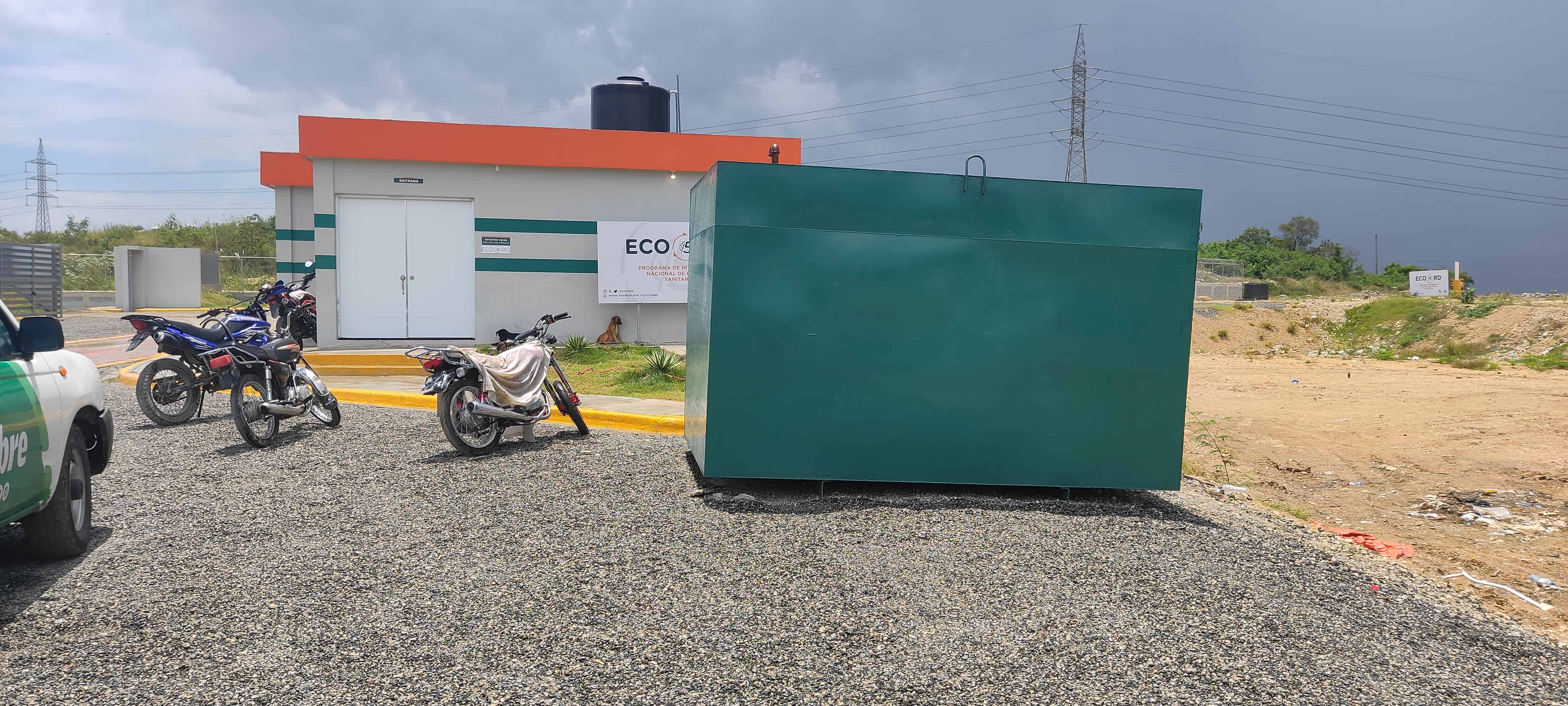 Vista de la estación de pesaje para el vertedero de Haina, el jueves 18 de agosto de 2022.