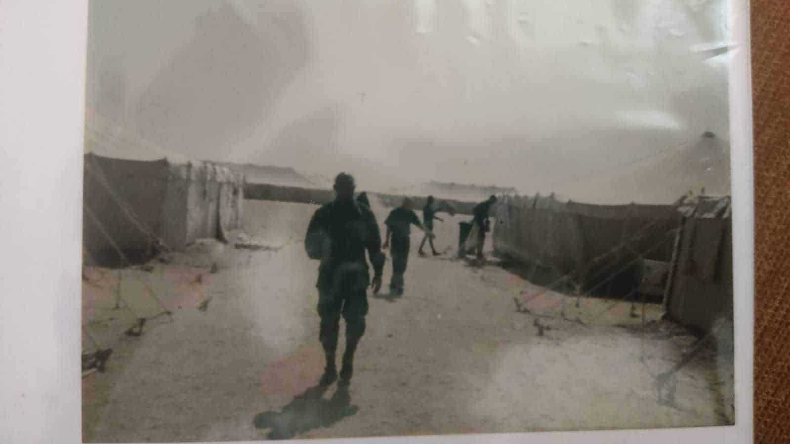Imágenes enviadas a Diario Libre por uno de los veteranos que participaron en la guerra en Irak  