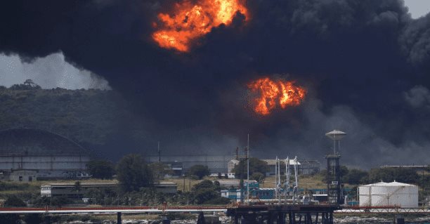 Cuba contacta a EE.UU. para rehabilitar la zona del incendio de Matanzas