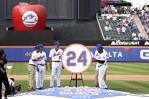 Los Mets retiran el No. 24 de Willie Mays cuando regresa el Día de los Veteranos