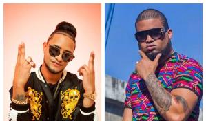 El abrazo de Lápiz Conciente y Mozart La Para en el concierto de Don Miguelo