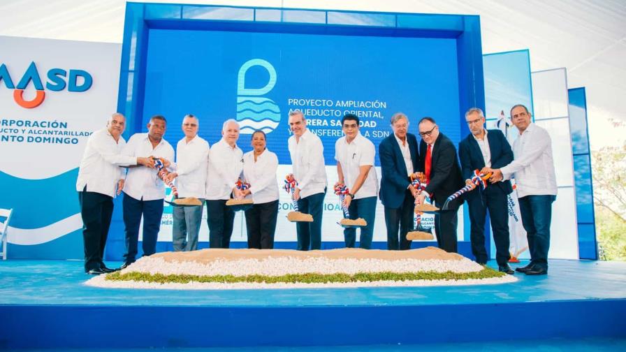 Gobierno comienza ampliación de acueducto llevará agua del Ozama a Santo Domingo Este y Norte