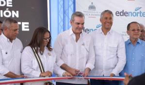 Presidente inaugura proyecto rehabilitación de redes eléctricas en San Francisco de Macorís
