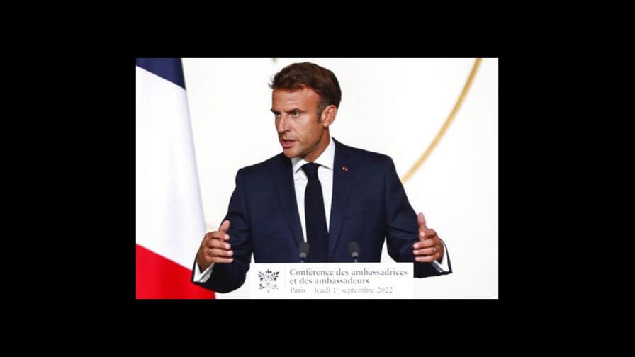 Macron promete impedir que Rusia gane en Ucrania