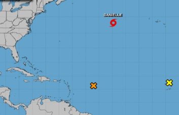 Danielle, la cuarta tormenta tropical de 2022, podría ser el primer huracán en el Atlántico