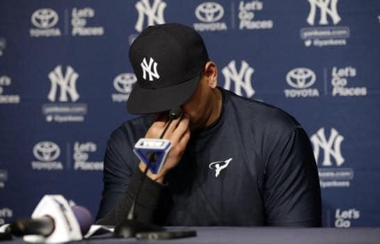 Cuando Alex Rodriguez anunció su retiro del terreno pero se quedaba como “asesor” en los Yankees de Nueva York.