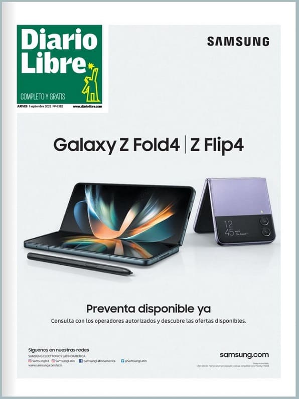 Portada de Diario Libre Impreso