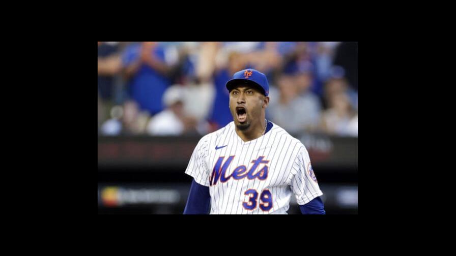 Díaz escapa en la 8va; Mets ganan serie a Dodgers
