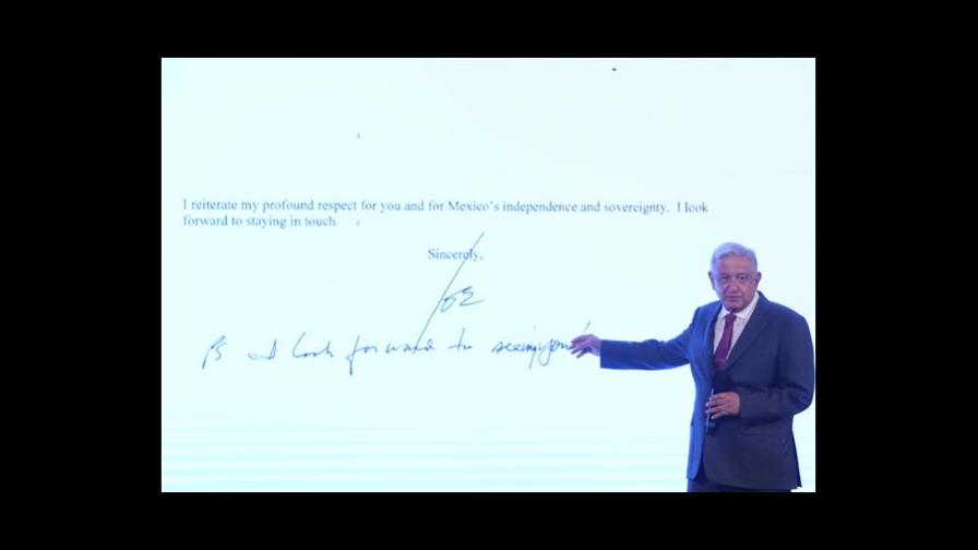 López Obrador está satisfecho con carta de Biden sobre queja energética