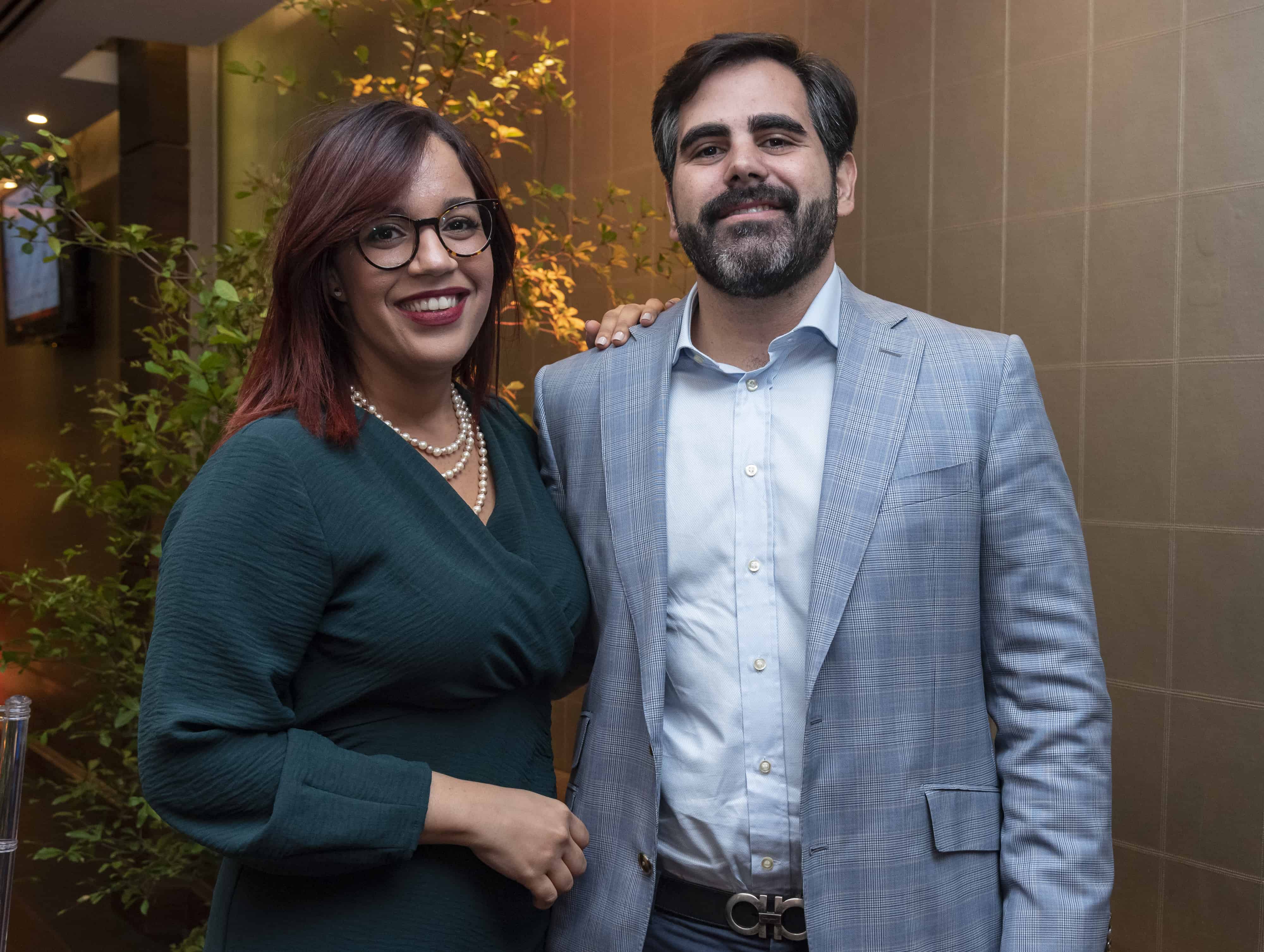 Perla de la Rosa y Francisco Domínguez