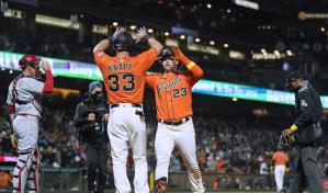 VIDEO | Gigantes arrollan a Filis y frenan racha de derrotas