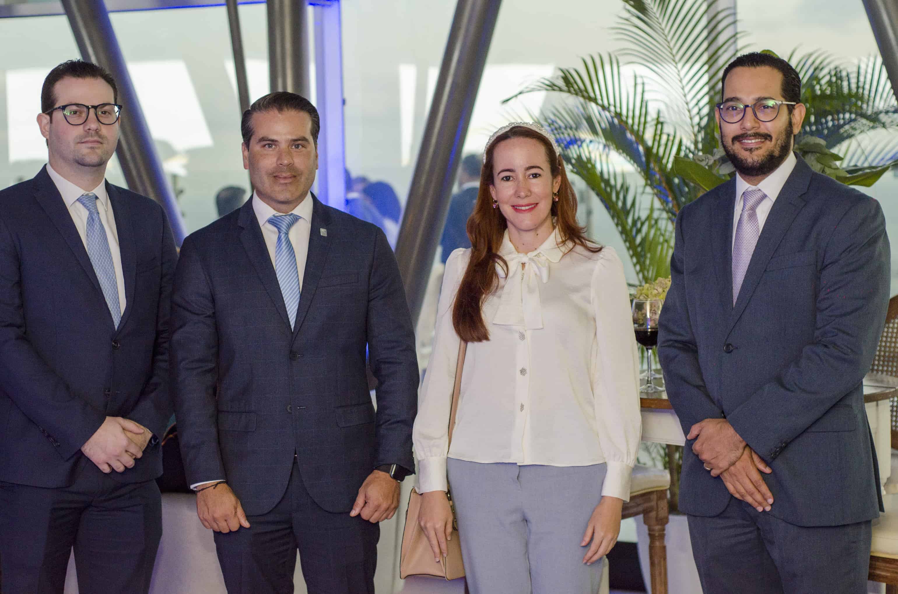 José Cendon, Franklin Escalona, Carol Then y Cesar Rijo.