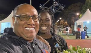 “Lo logré”, dijo Fiordaliza Cofil sobre correr debajo de los 50 segundos