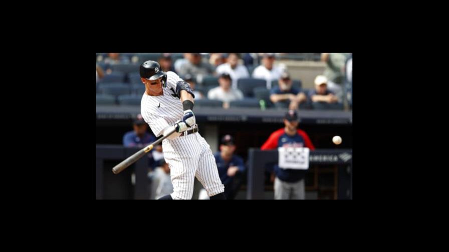 Judge llega a 54 jonrones, Yanquis vencen a Mellizos