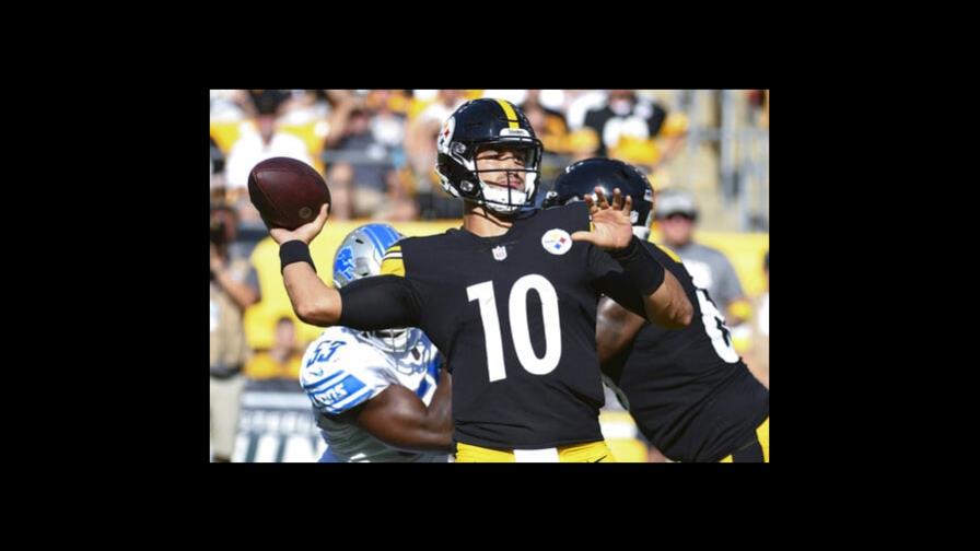 Trubisky será el titular y Pickett el suplente con Steelers Trubisky será el titular y Pickett el suplente con Steelers