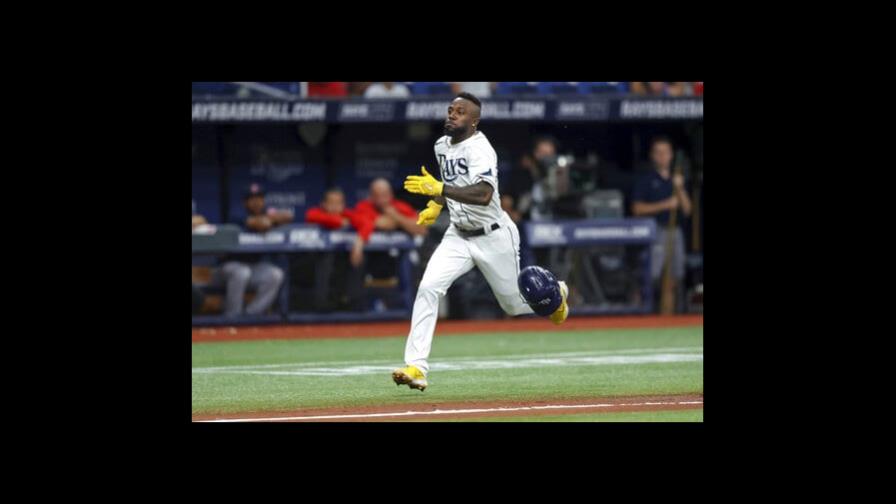Con 3 jonrones de Arozarena, Rays vencen a Medias Rojas Con 3 jonrones de Arozarena, Rays vencen a Medias Rojas