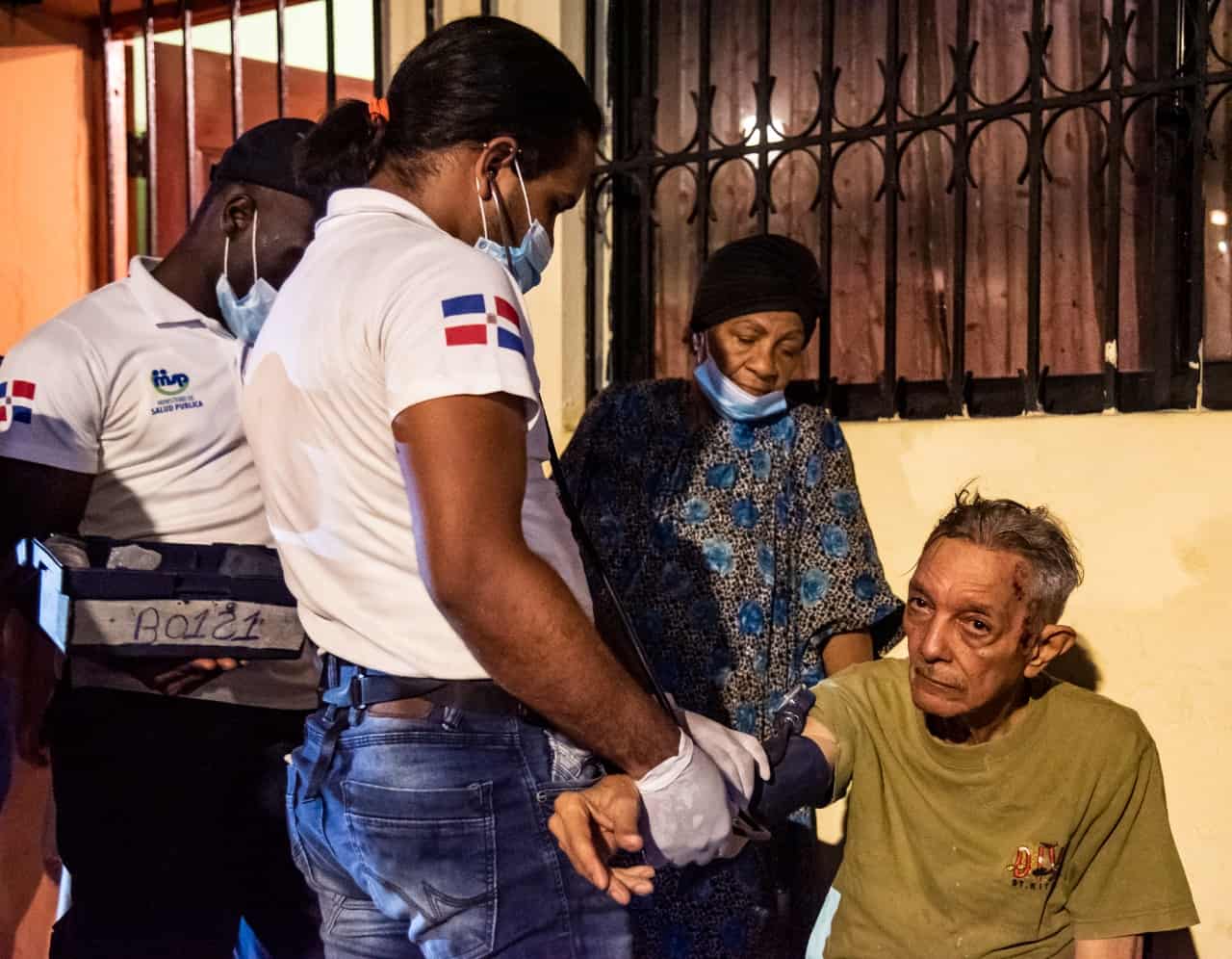 José Antonio Morel, quien resultó herido en la cabeza durante el siniestro.
