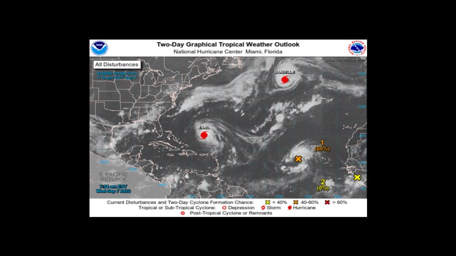 Vaguada generada por huracán Earl provocará aguaceros en la tarde y noche de este miércoles