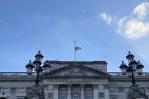 La bandera ondea a media asta en Buckingham tras la muerte de Isabel II