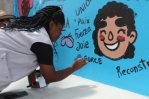 Plasman travesía migrante en murales apoyados por ONG al sur de México Plasman travesía migrante en murales apoyados por ONG al sur de México