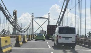Habilitan tránsito por los dos carriles sur del puente Duarte