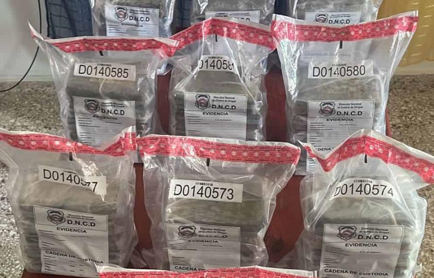 Autoridades decomisan 50 paquetes de droga en aeropuerto de Punta Cana