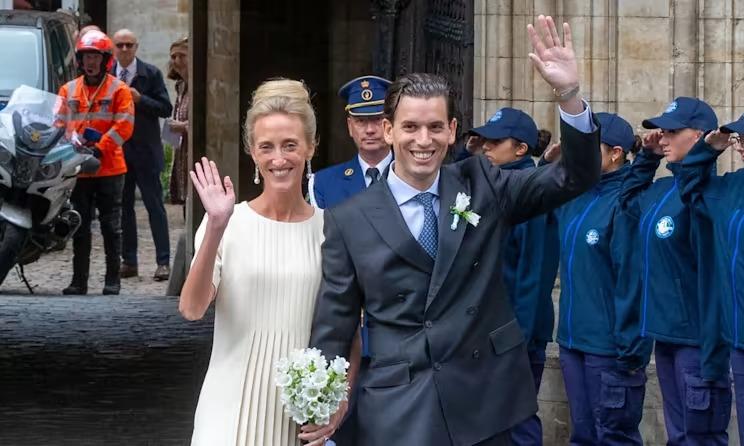 La princesa María Laura de Bélgica y William Isvy se casan en Bruselas