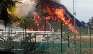 Se incendia área del hotel Natural Park de Cabeza de Toro, en Bávaro