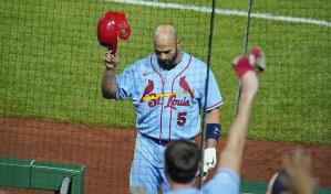 VIDEOS | San Luis gana con el jonrón 696 de Albert Pujols que empata con A-Rod