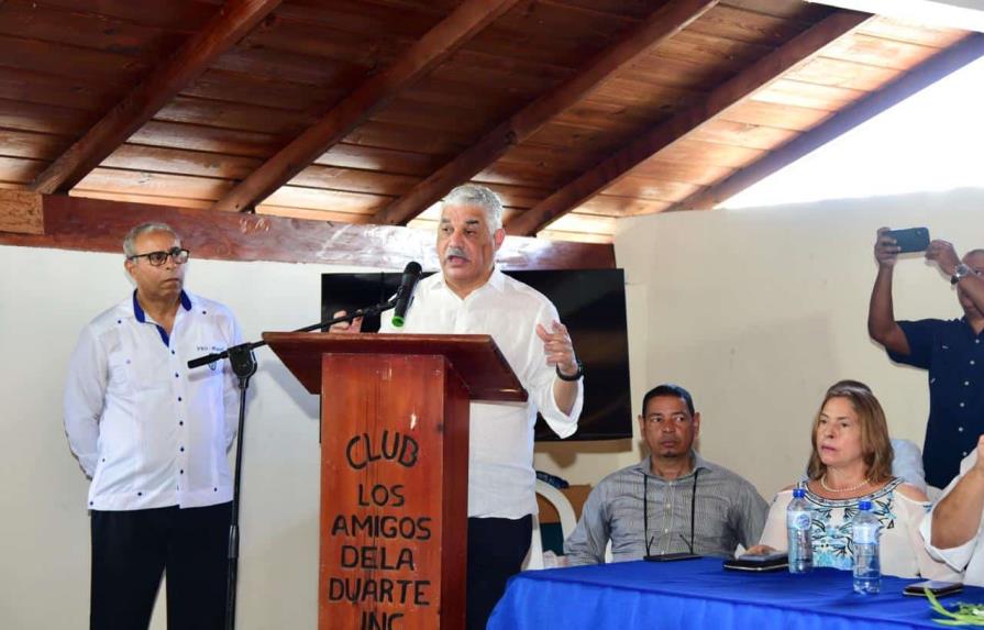 Miguel Vargas: Abinader vendió al pueblo un cambio sin tener un proyecto de cambio
