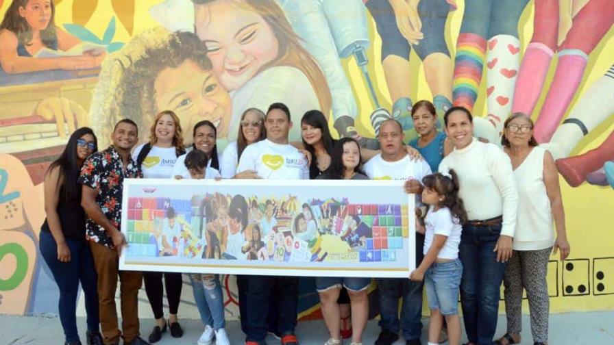 En Santiago develan mural en reconocimiento a la Inclusión Social En Santiago develan mural en reconocimiento a la Inclusión Social