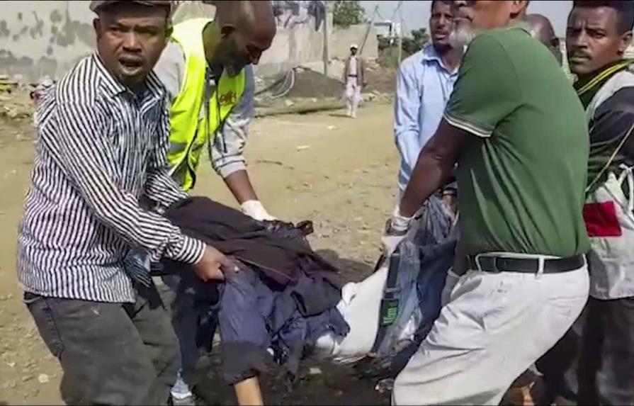 Ataques aéreos dejan diez  muertos en región etíope de Tigray