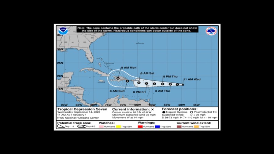 Depresión tropical podría convertirse en tormenta tropical Fiona este miércoles o jueves