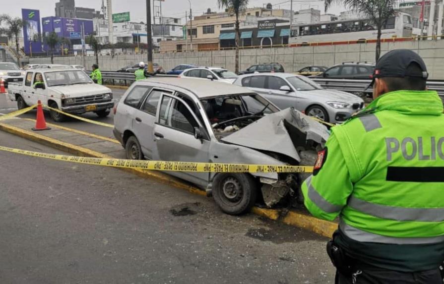 Perú reporta más de 16,000 lesionados por accidentes de tránsito en 2022
